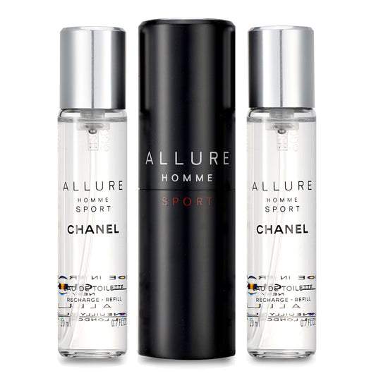 Chanel Allure Homme Sport Eau de Toilette Travel Spray 3 × 20mL main product image
