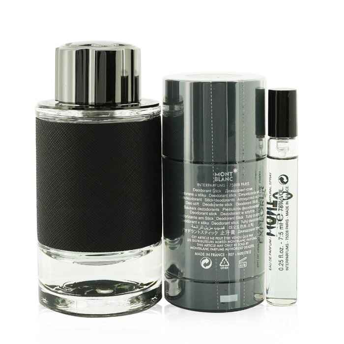 Montblanc Explorer Travel Gift Set 100mL + 7.5mL + Deodorant Stick