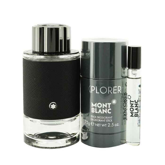 Montblanc Explorer Travel Gift Set 100mL + 7.5mL + Deodorant Stick