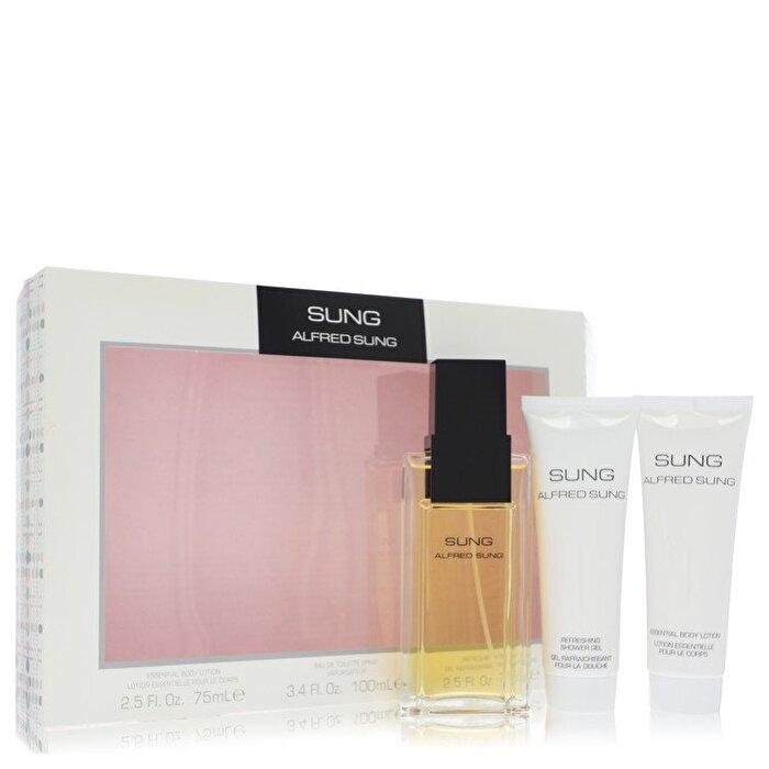 Alfred Sung Gift Set 100mL EDT + Body Lotion + Shower Gel