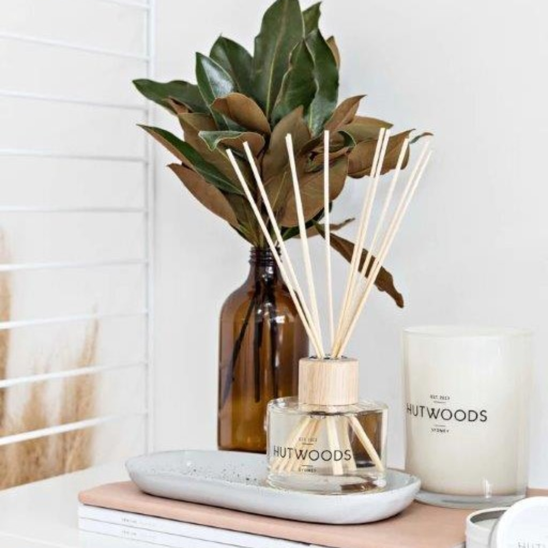 Hutwoods Champagne & Strawberries Large Candle 500g & Reed Diffuser 200mL Bundle - The Perfume Company
