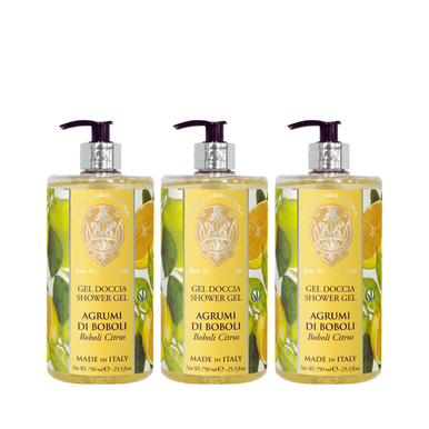 La Florentina Boboli Citrus Shower Gel 750mL (Set of 3)
