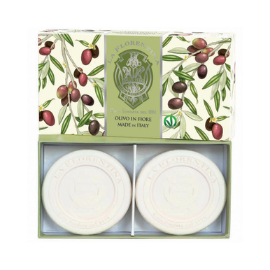 La Florentina Olivo in Fiore Set of 2 Bar Soaps 115g