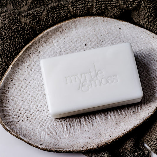 Myrtle & Moss Shea Butter Soap Bergamot, Tangerine & Geranium Leaf 200g