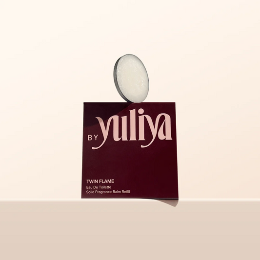 By Yuliya Fragrances Multi-Purpose Solid Fragrance Balm Compact + Refill Twin Flame