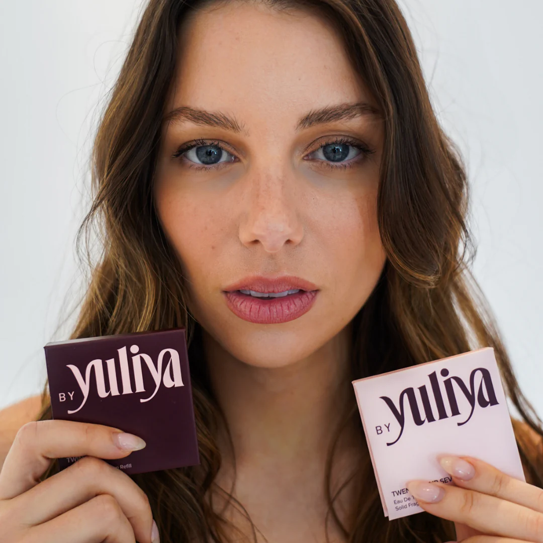 By Yuliya Fragrances Multi-Purpose Solid Fragrance Balm Compact + Refill Twenty Four Seven Eau de Toilette