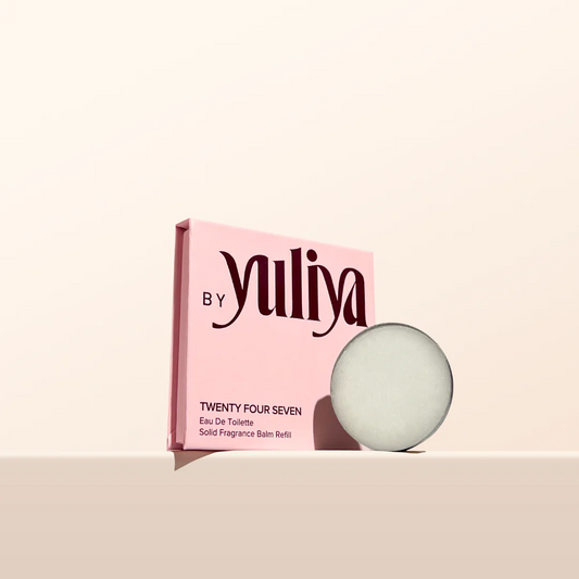 By Yuliya Fragrances Multi-Purpose Solid Fragrance Balm Compact + Refill Twenty Four Seven