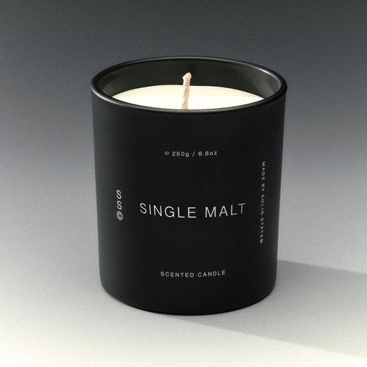 Solid State Single Malt Candle Whisky Caramel 250g - Solid State - The Perfume Company