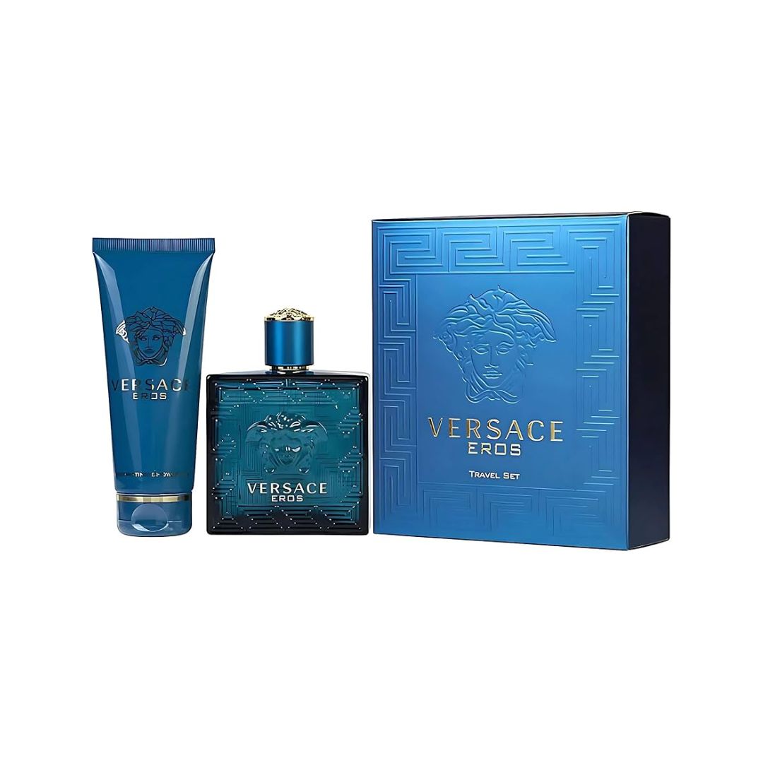 Versace Eros Gift Set 100mL Eau de Toilette + 100mL Shower Gel