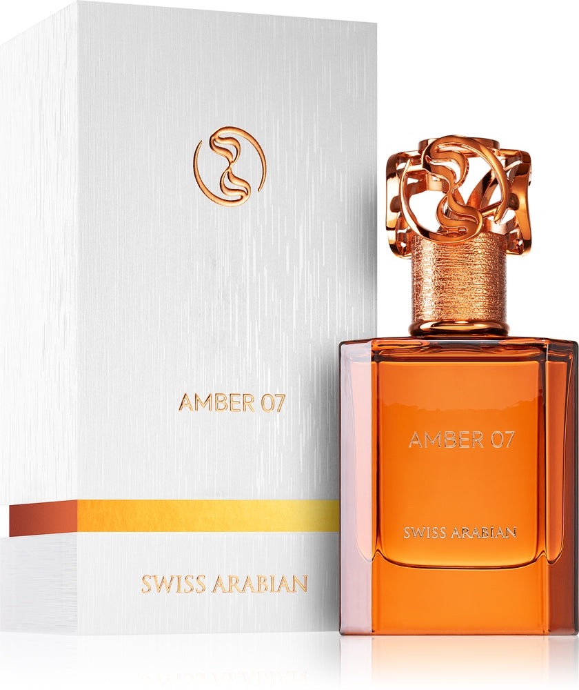 Swiss Arabian Amber 07 Eau de Parfum 50mL bottle and box