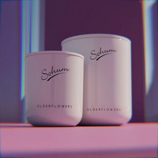 Candle - Sohum - Sohum Elderflowers Signature Candle 420g - The Gift Company