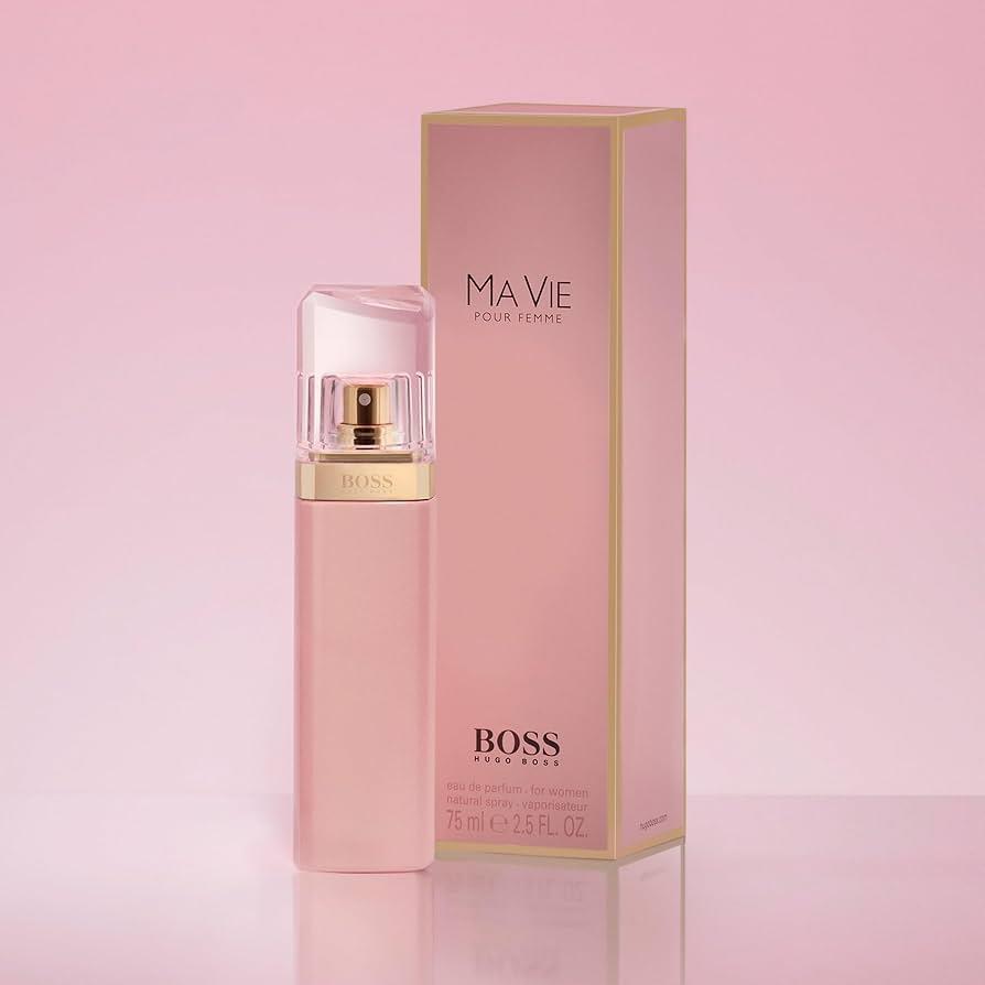 Hugo Boss Ma Vie Eau de Parfum 75mL bottle and box