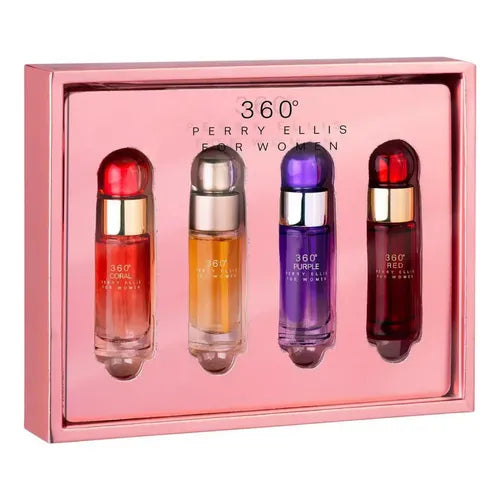 Perry Ellis 360 Women's Mini Eau de Parfum Discovery Set 4 x 7.5mL additional product image