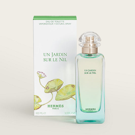 Hermès Un Jardin sur le Nil Eau de Toilette 100mL bottle and box