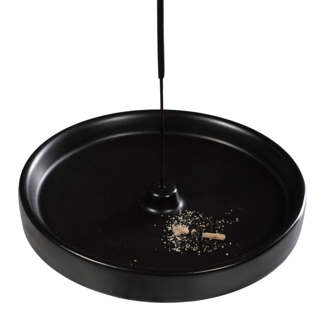 Exuro Ceramic Incense Holder 13cm - Caramel
