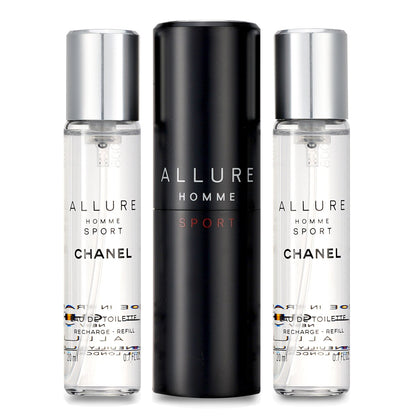 Chanel Allure Homme Sport Eau de Toilette Travel Spray 3 × 20mL main product image