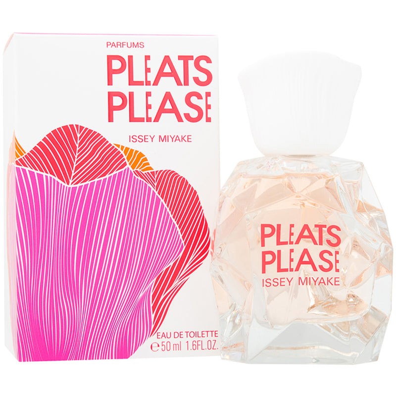 Issey Miyake Pleats Please Eau de Toilette 50mL bottle and box