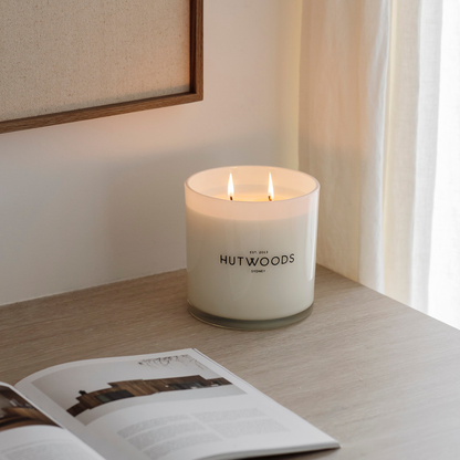 Hutwoods French Pear Candle Extra Large 250+ Hours Burn Time lifestyle image 3