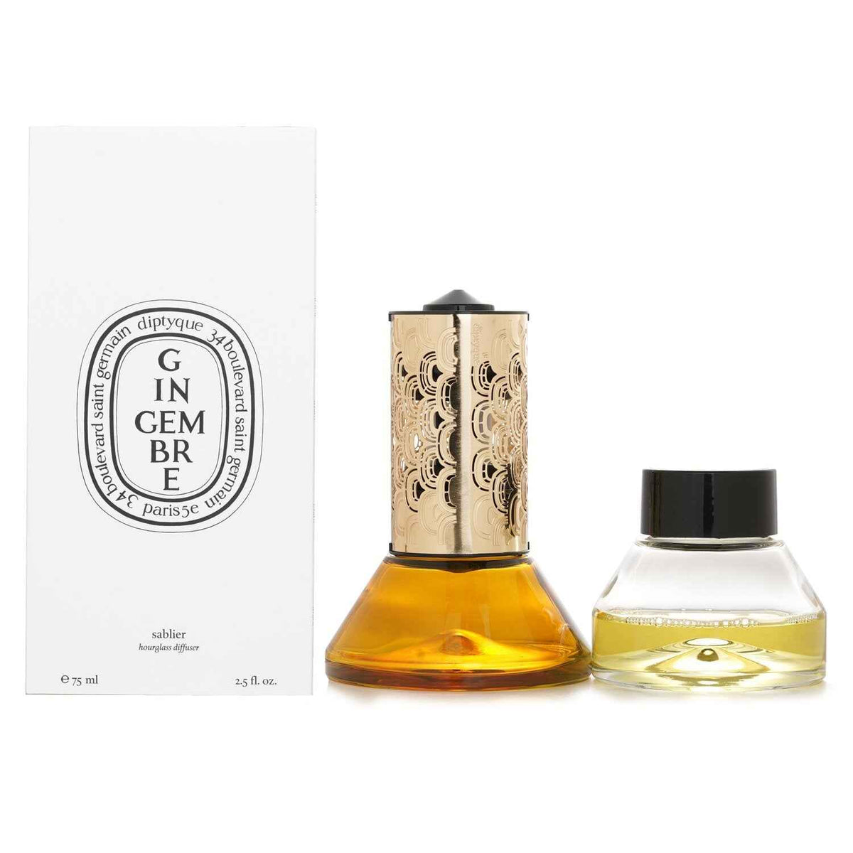 Diptyque Hourglass Diffuser - Gingembre (Ginger) 75mL