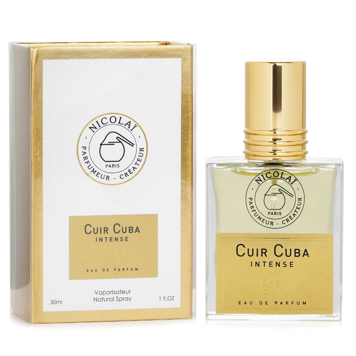 Nicolai Cuir Cuba Intense Eau de Parfum 30mL strawberrynet alternate / packaging view