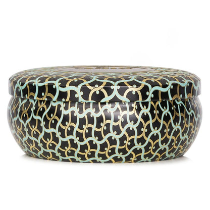 Voluspa French Linen 3-Wick Decorative Tin Candle 340g - product view 2