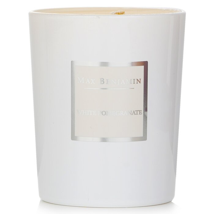 Max Benjamin White Pomegranate Scented Candle 190g