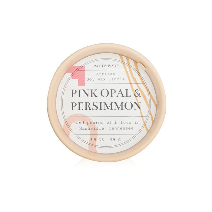 Paddywax Pink Opal & Persimmon Scented Candle 99g - product view 2