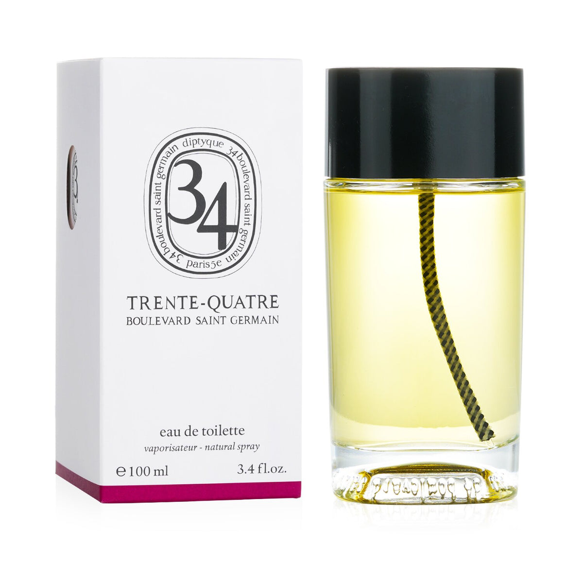 Diptyque 34 Trente-Quatre Eau de Toilette 100mL strawberrynet alternate / packaging view