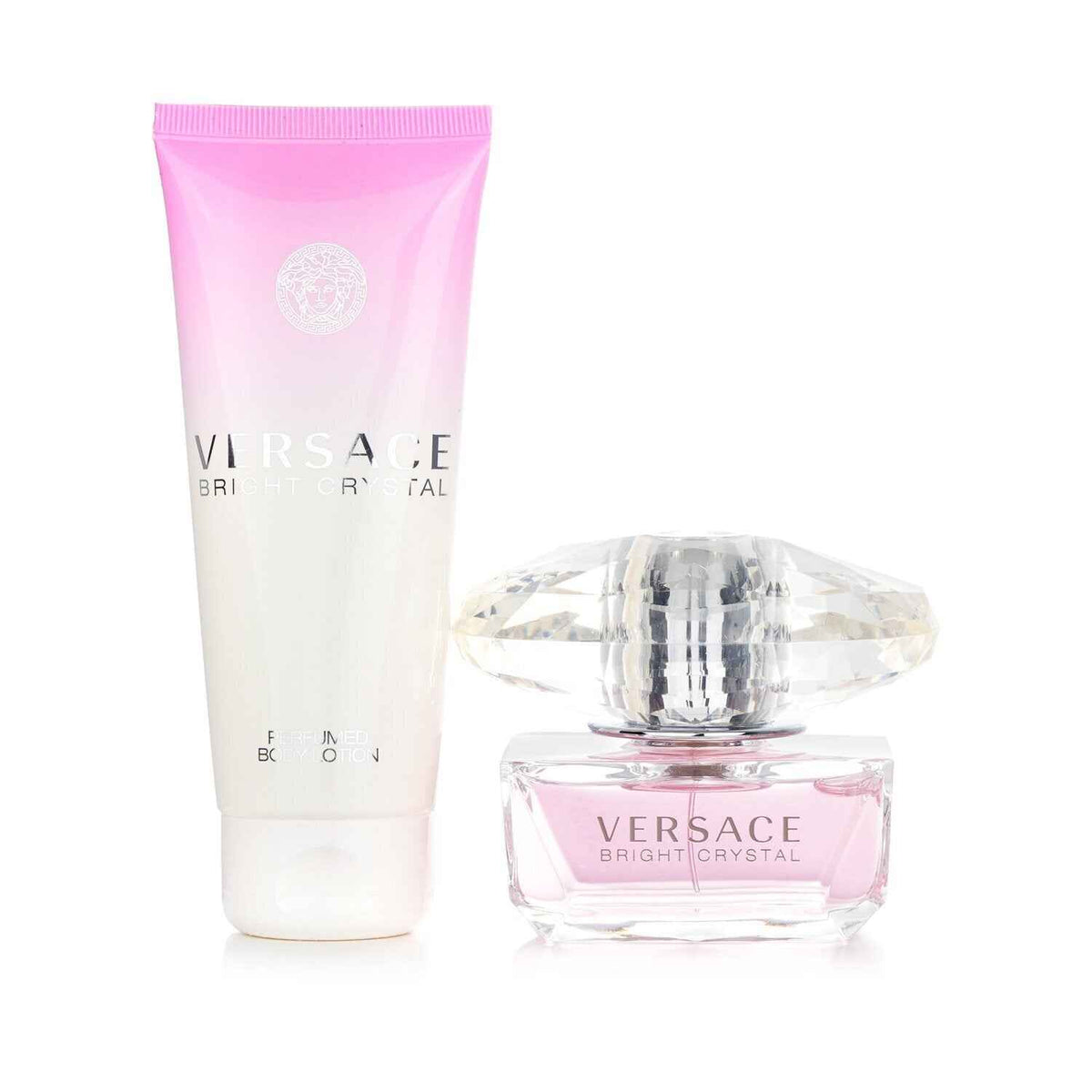 Versace Bright Crystal Gift Set 50mL Eau de Toilette + 100mL Body Lotion
