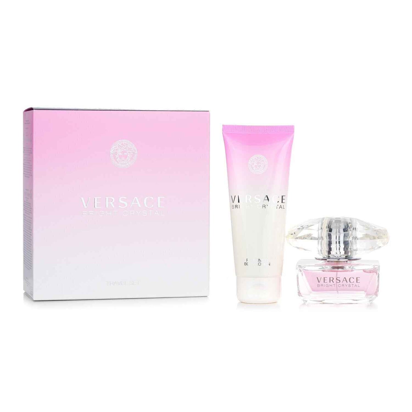 Versace Bright Crystal Gift Set 50mL Eau de Toilette + 100mL Body Lotion