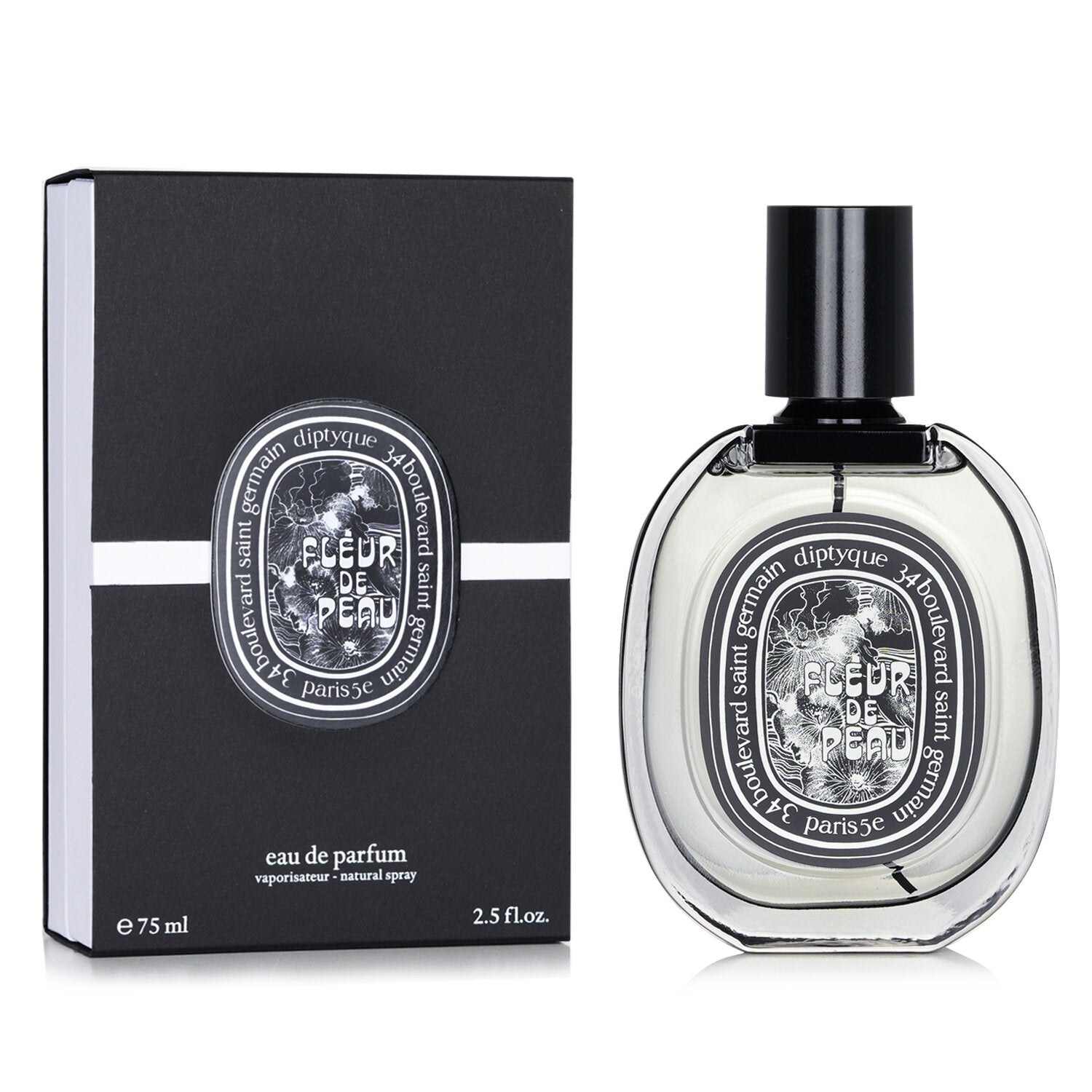 Diptyque Fleur de Peau Eau de Parfum 75mL packaging image
