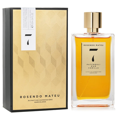 Rosendo Mateu No. 7 Patchouli, Oud, Vanilla Eau de Parfum 100mL packaging image