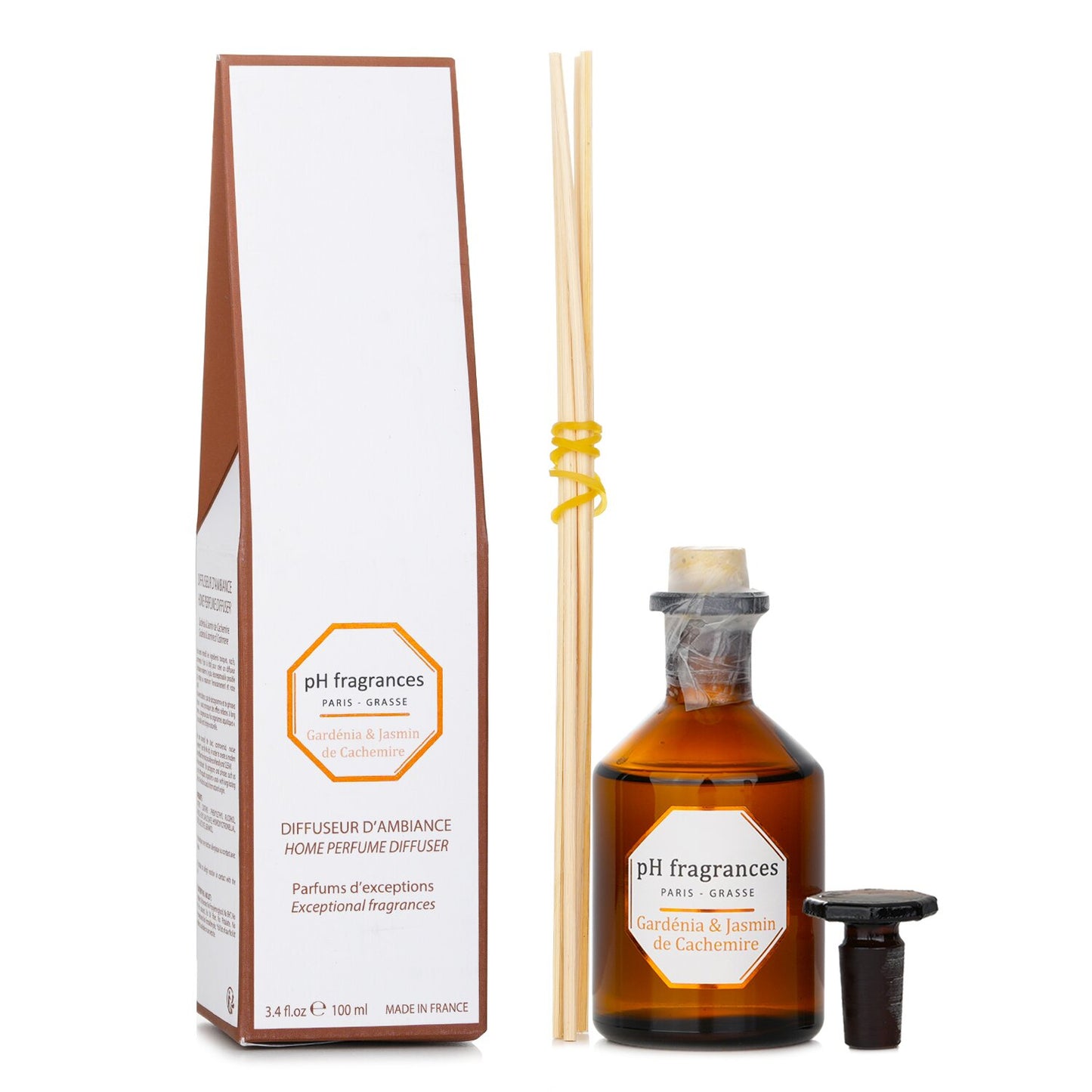 pH fragrances Home Perfume Diffuser Gardenia & Jasmin de Cachemire 100mL main product image