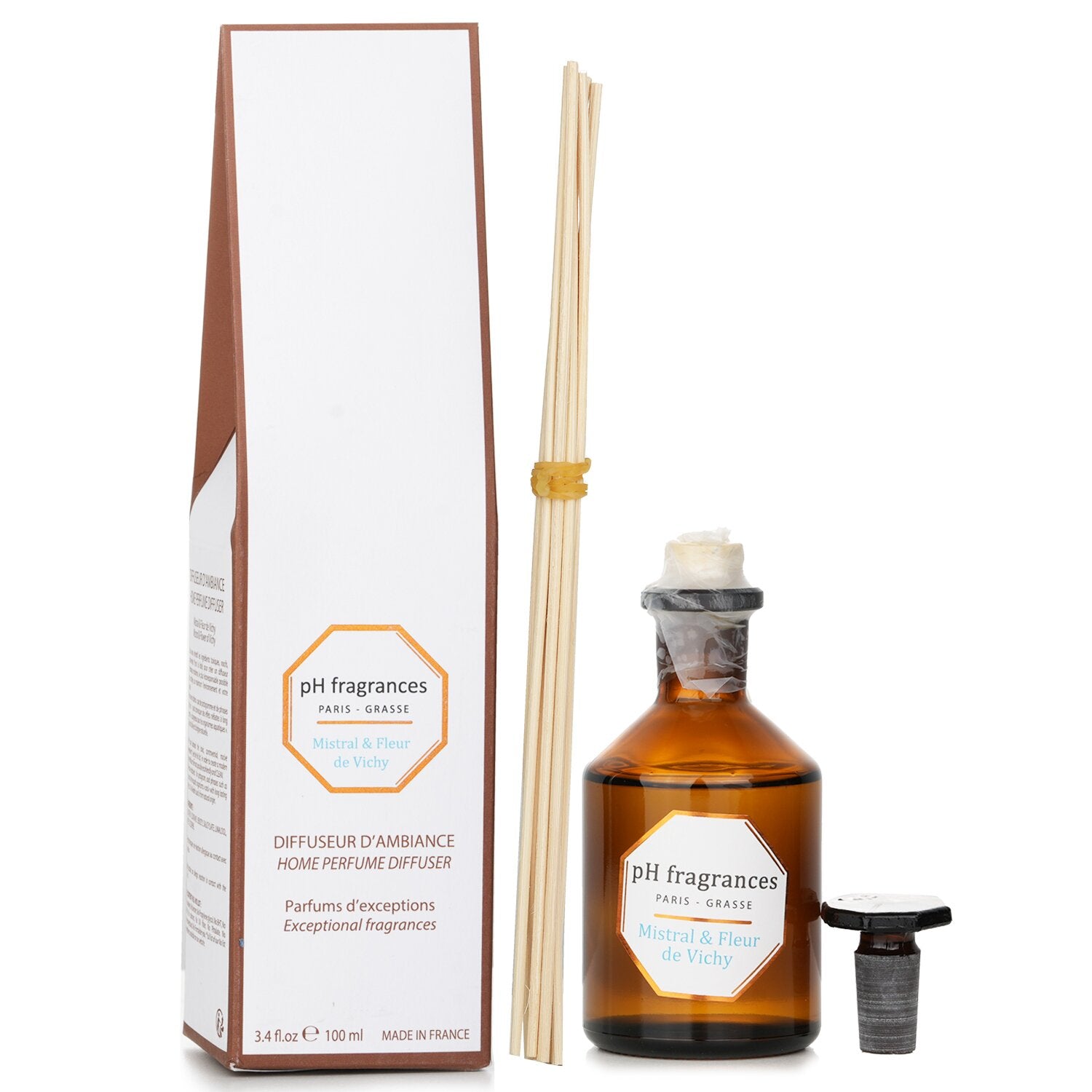 pH fragrances Home Perfume Diffuser - Mistral & Fleur De Vichy 100mL main product image