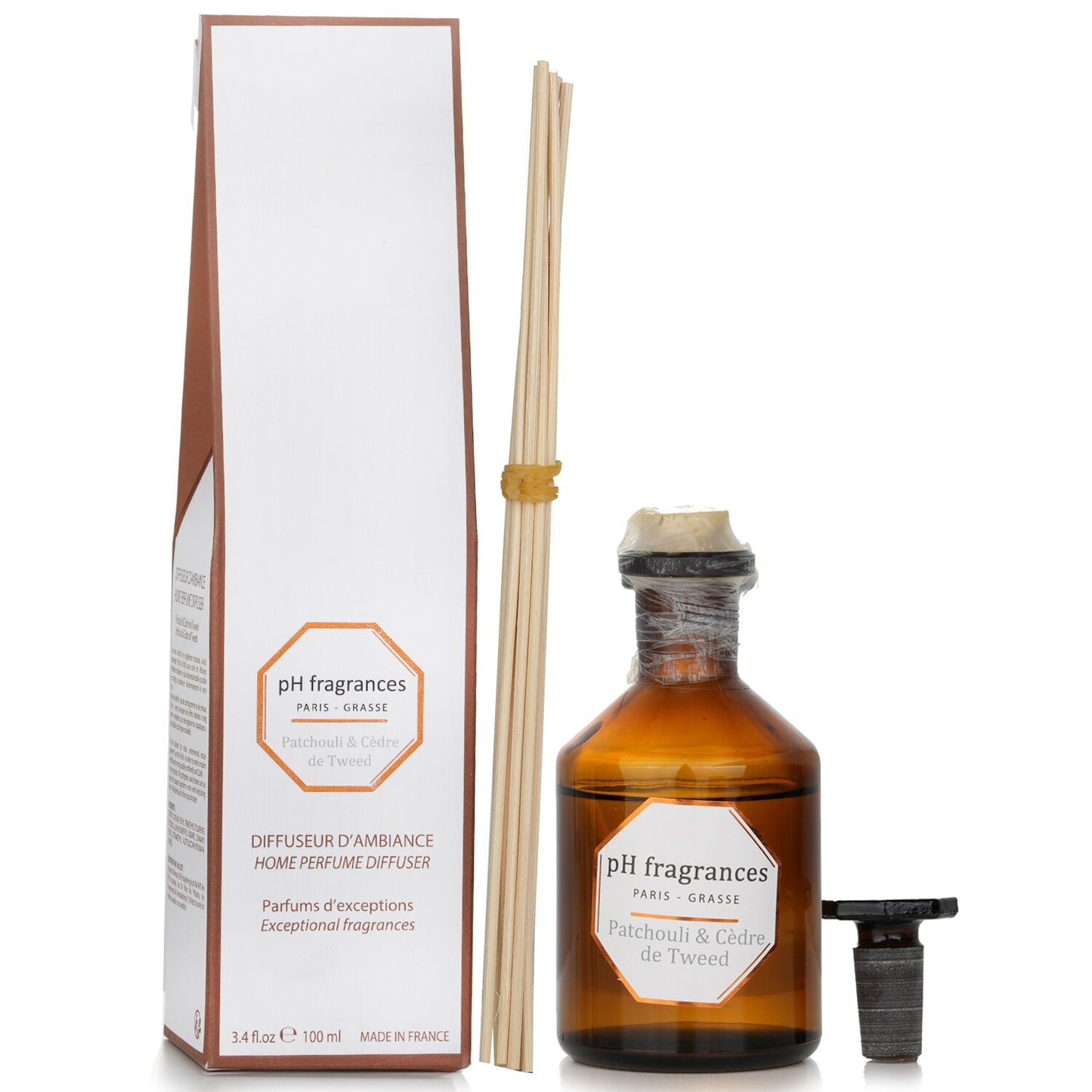 pH fragrances Home Perfume Diffuser - Patchouli & Cedre De Tweed 100mL main product image