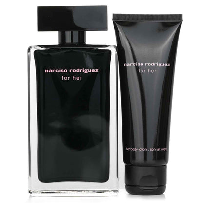 Narciso Rodriguez For Her Gift Set 100mL Eau de Toilette + 75mL Body Lotion