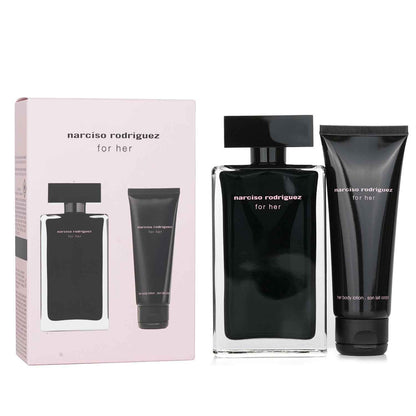 Narciso Rodriguez For Her Gift Set 100mL Eau de Toilette + 75mL Body Lotion