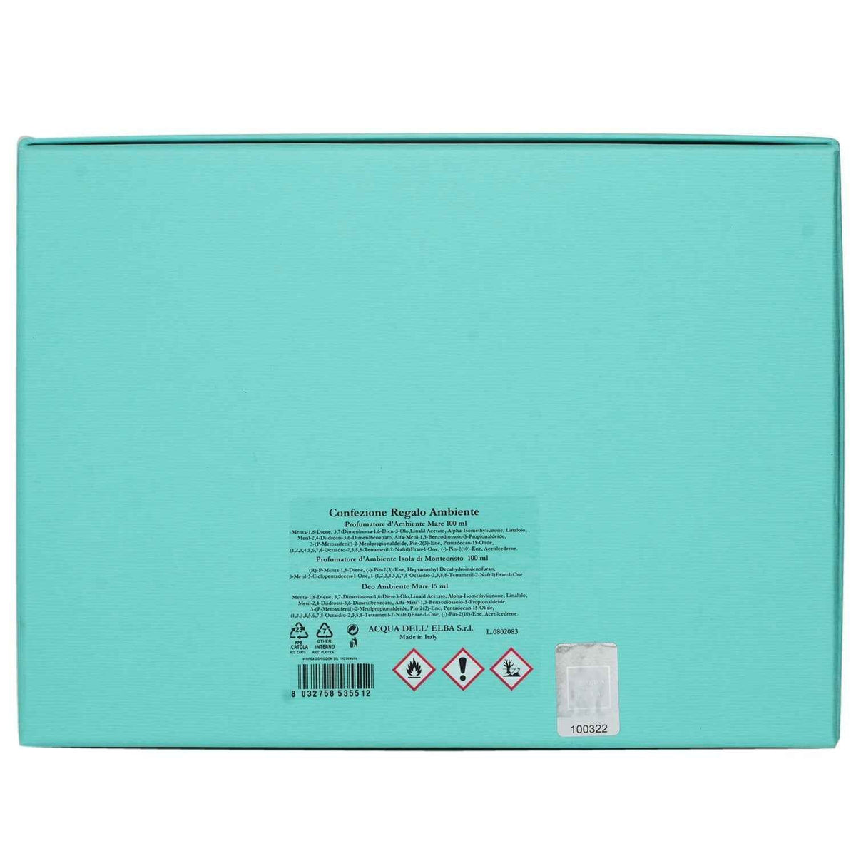 Acqua dell'Elba Scatola Regalo Home Scent Coffret - Mare & Montecristo 3pcs