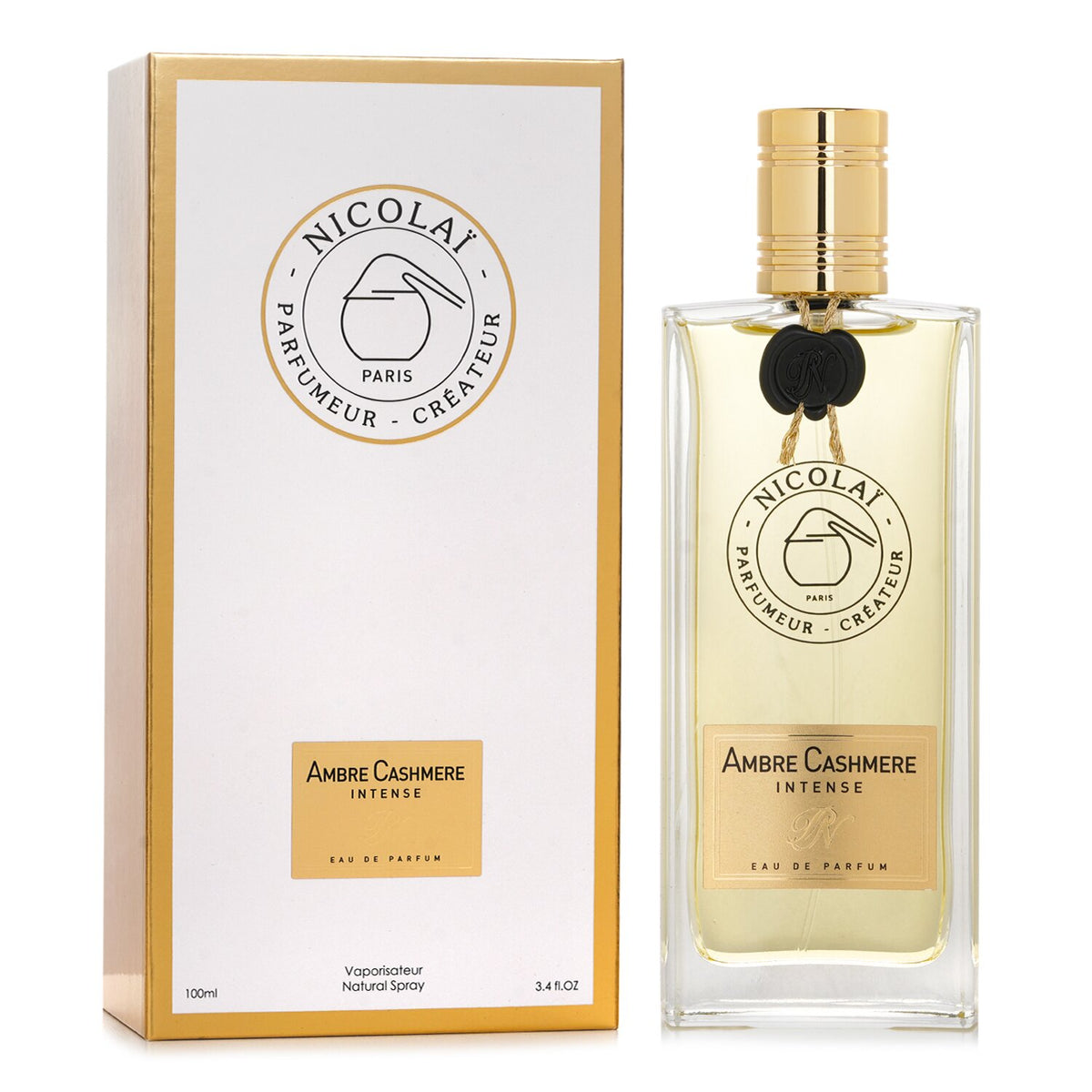 Nicolai Ambre Cashmere Intense Eau de Parfum 100mL strawberrynet alternate / packaging view