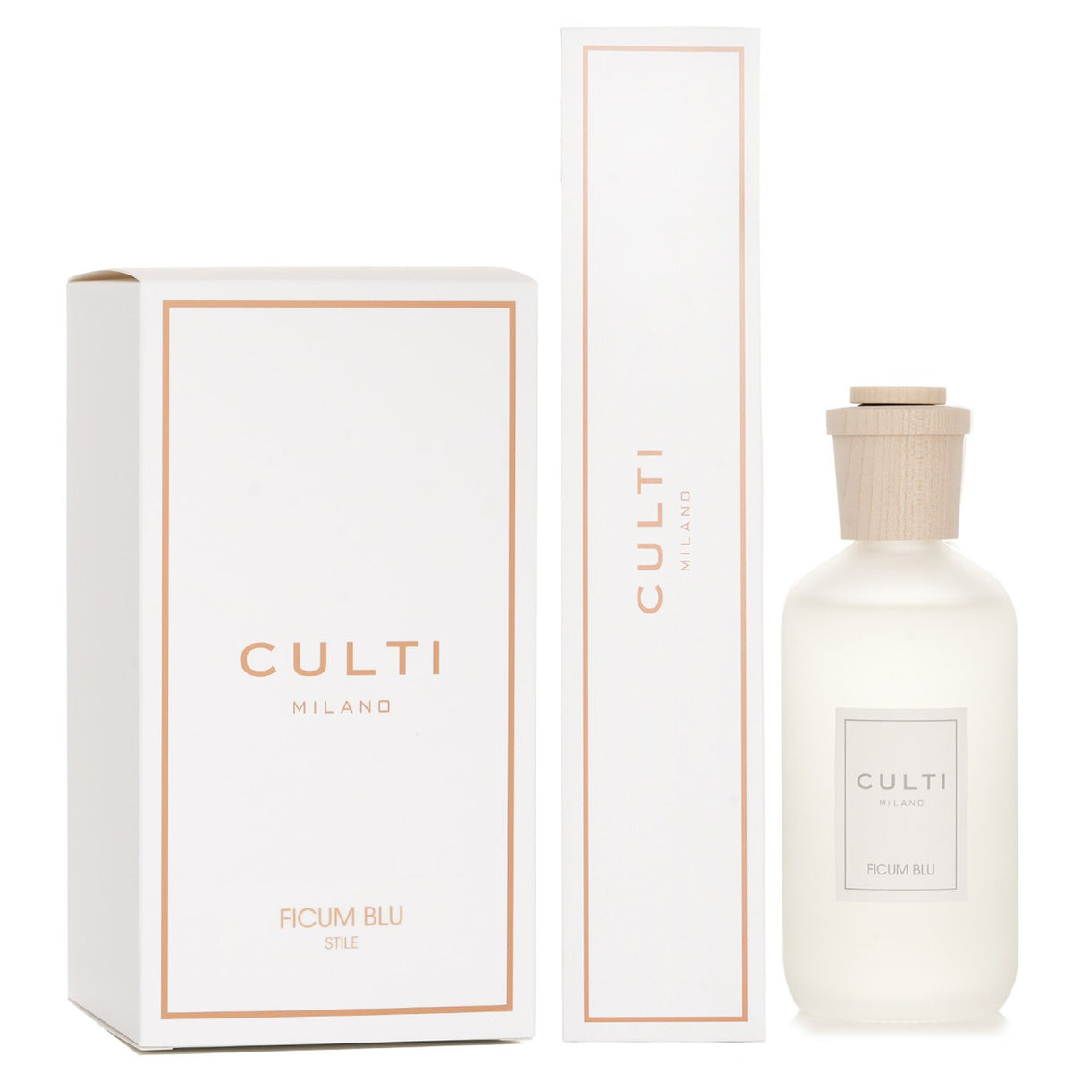 CULTI Milano Stile Classic Ficum Blu Diffuser 250mL strawberrynet alternate / packaging view