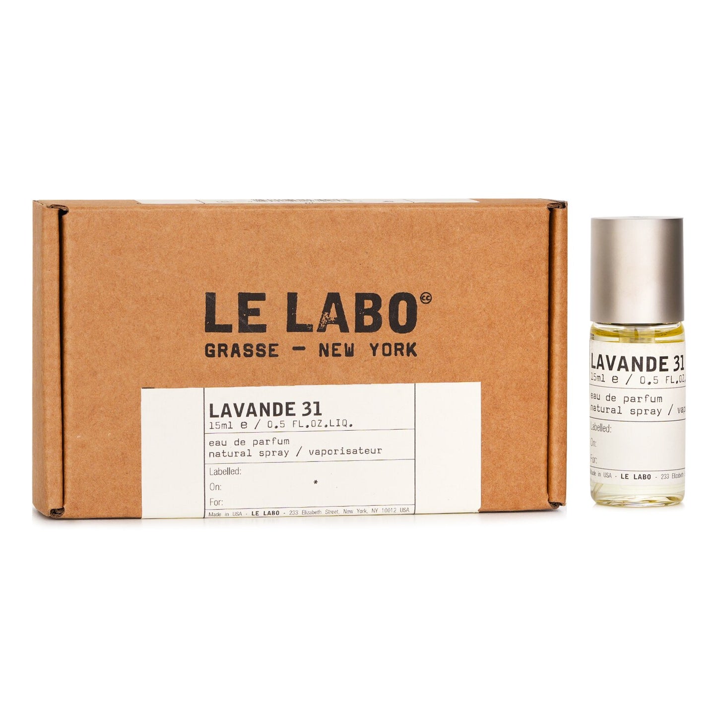 Le Labo Lavande 31 Eau de Parfum 15mL packaging image
