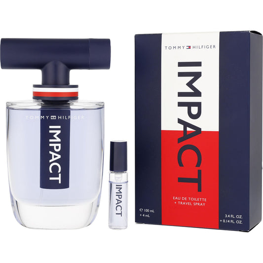 Tommy Hilfiger Impact Gift Set 100mL Eau de Toilette and travel spray