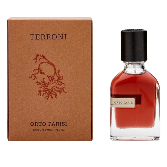 Orto Parisi Terroni Parfum 50mL bottle and box