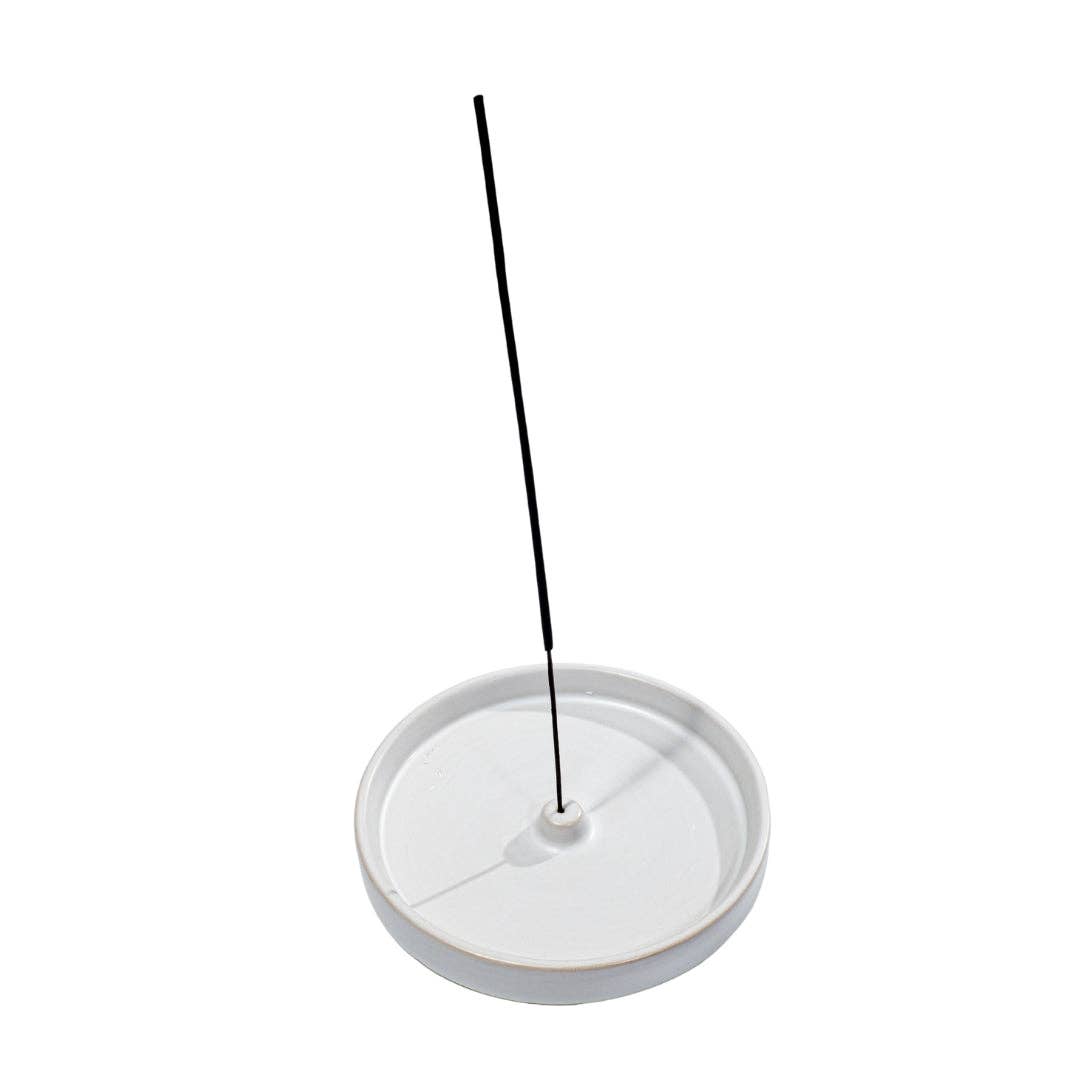 Exuro Ceramic Incense Holder 13cm - Caramel