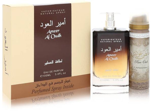 Lattafa Ameer Al Oudh Eau de Parfum Gift Set 100mL + 50mL Perfumed Spray additional product image 2