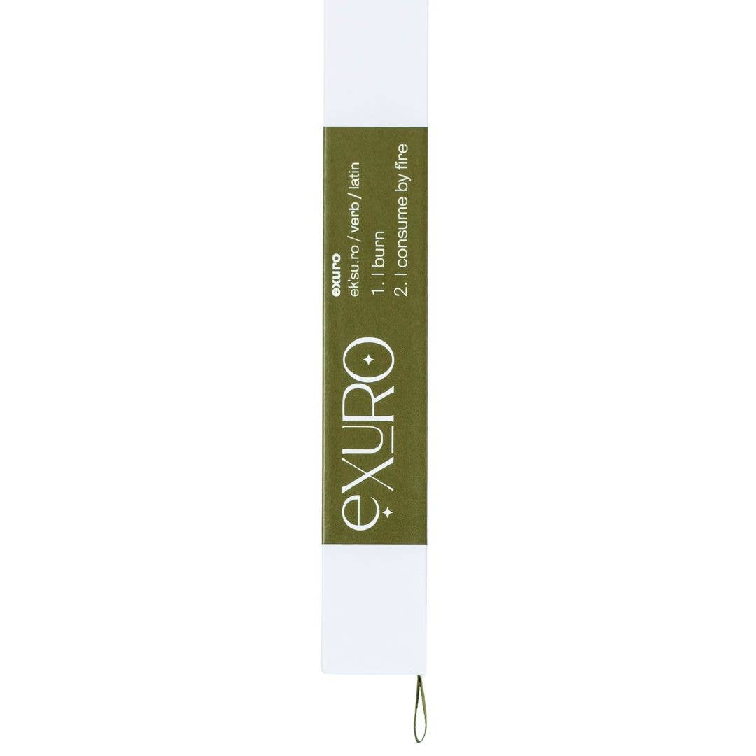 Exuro Happy Incense Sticks 20 Pack - Rose Geranium, Mandarin & Bergamot