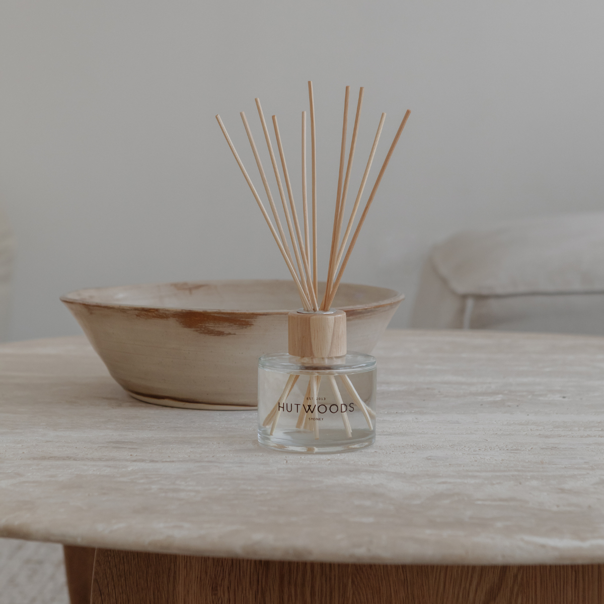 Hutwoods French Pear Reed Diffuser 200mL lifestyle image 3