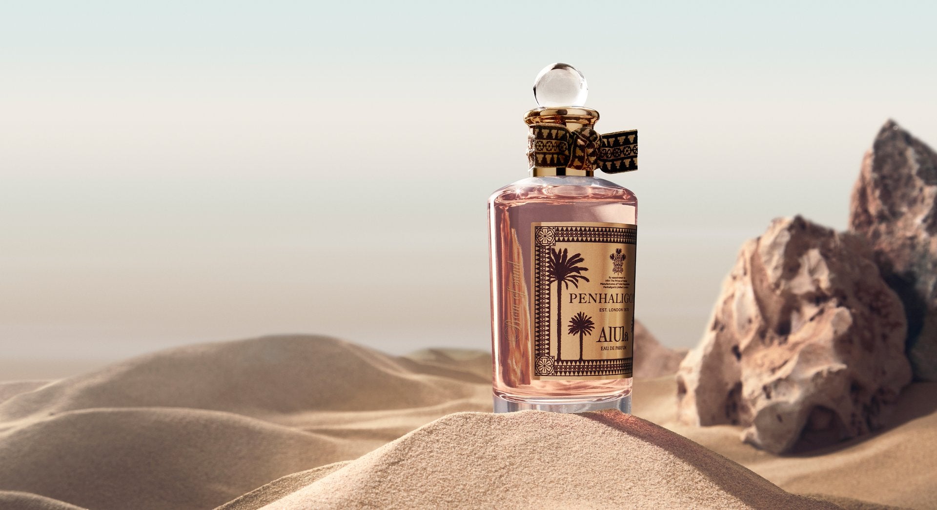 Penhaligon's AlUla desert landscape fragrance campaign