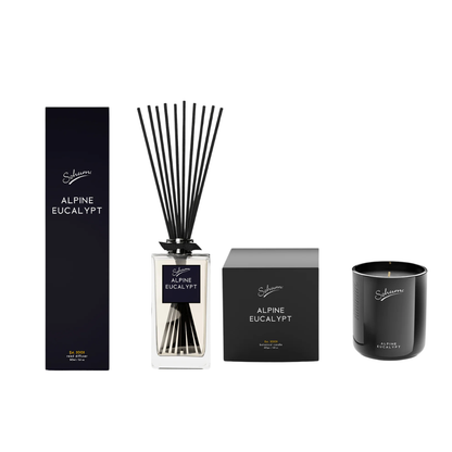 Sohum Alpine Eucalypt Signature Candle 420g & Diffuser 160ml Bundle