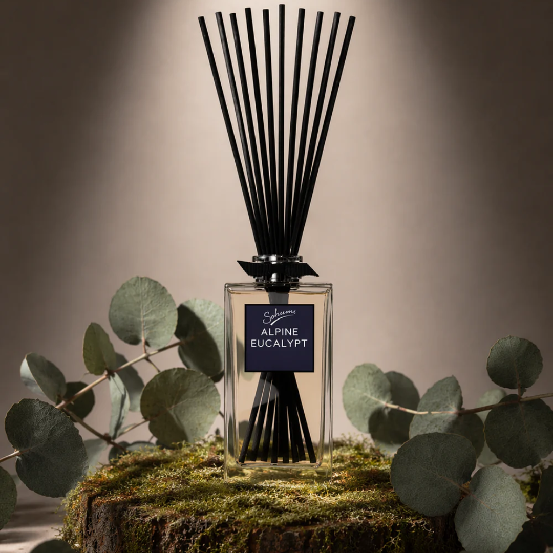 Sohum Alpine Eucalypt Signature Candle 420g & Diffuser 160ml Bundle